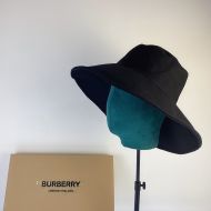 Burberry Bow Cotton Bucket Hat In Black