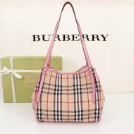 Burberry Canterbury Horseferry Check Tote In Pink