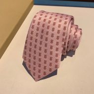 Burberry Classic Cut Monogram Print Silk Jacquard Tie In Pink