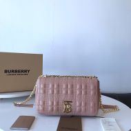 Burberry Small Quilted Lambskin Lola Bag In Pink