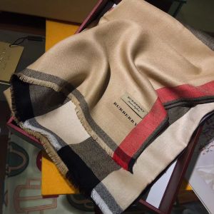 Burberry House Check Cashmere Scarf In Camel